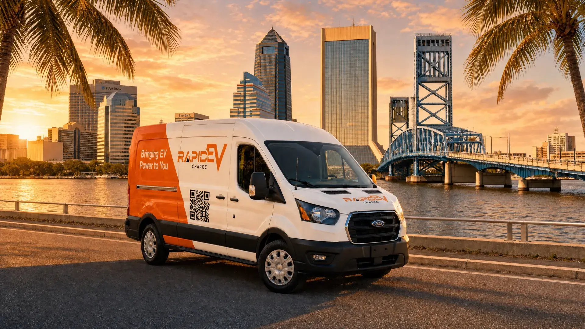 Mobile EV charging across the Jacksonville metro, Florida