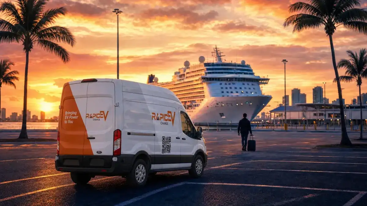 Stranded at PortMiami After a Cruise? EV Charging Guide