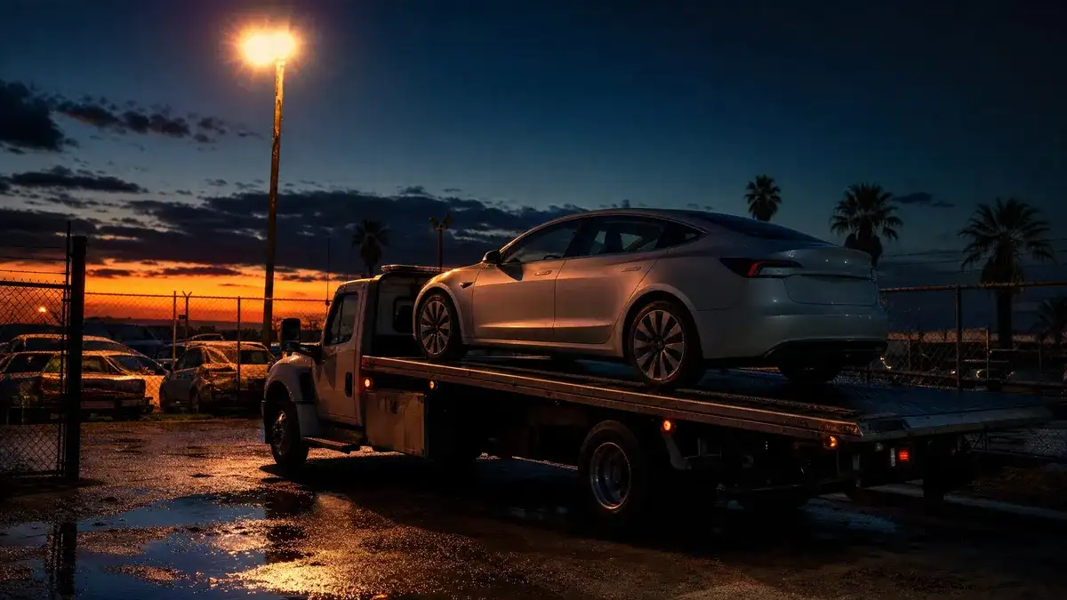 EV Towed With a Dead Battery: What to Do Next