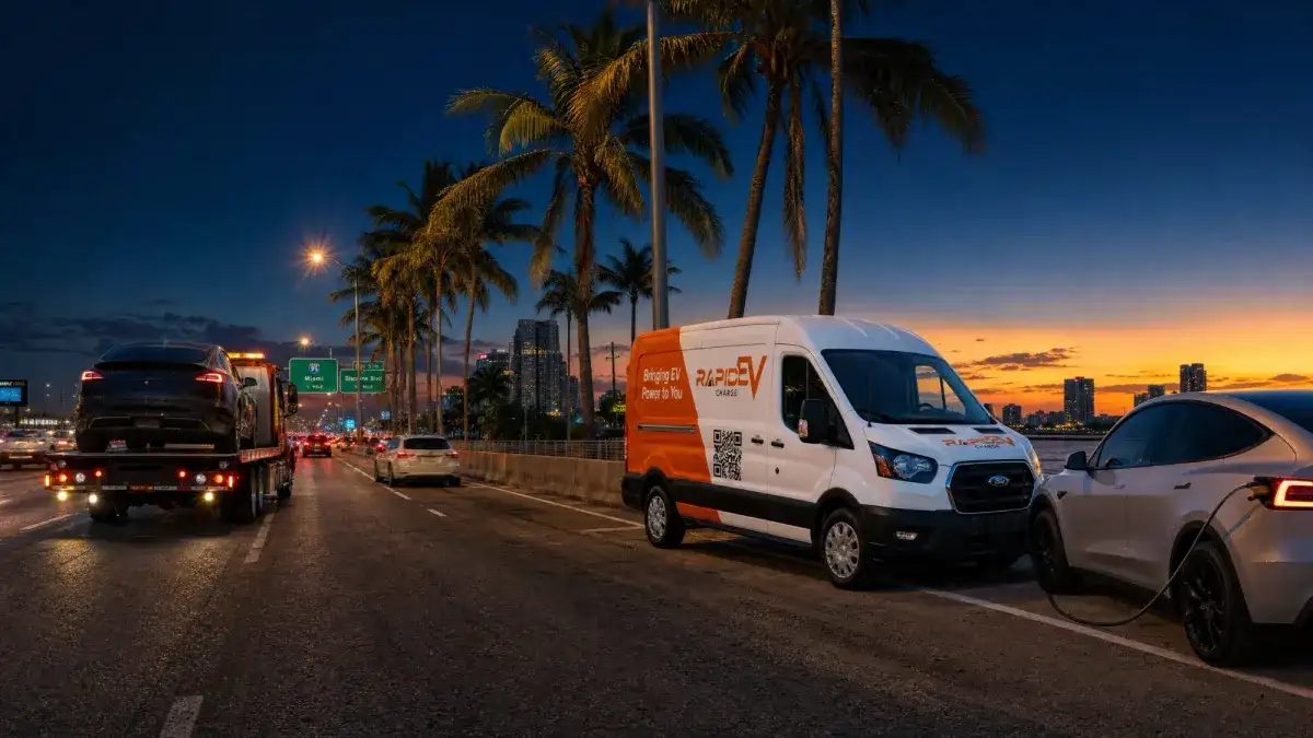 Mobile EV Charging vs Towing: When Each Makes Sense